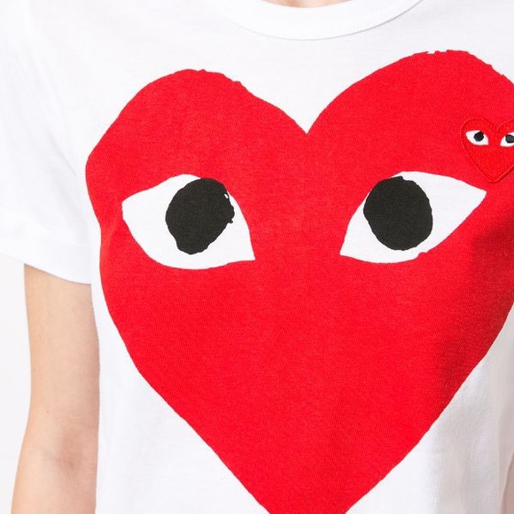 heart print logo patch T-shirt - Picture 4 of 4